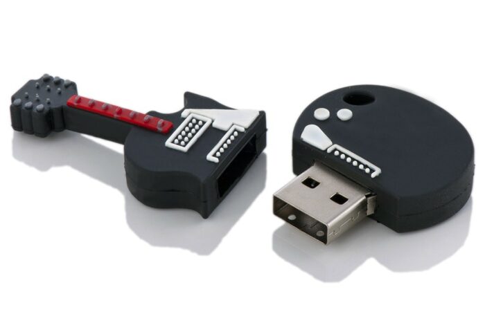 USB-Stick in Gitarren-Form