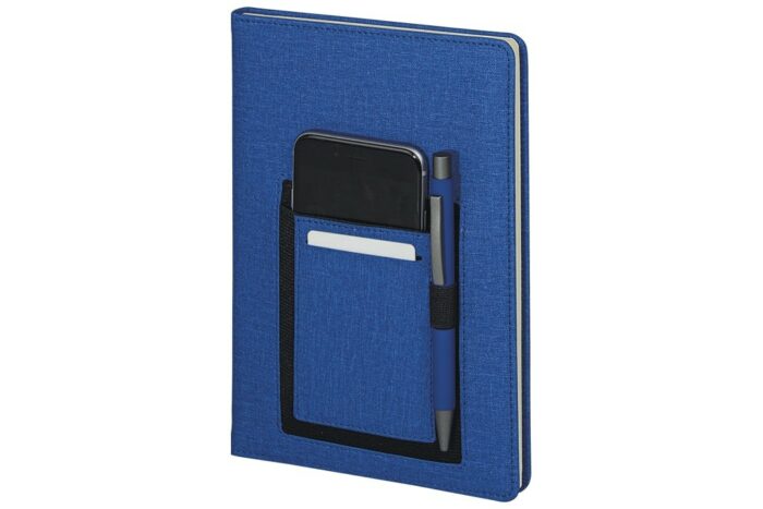 Notizbuch mit Handyfach