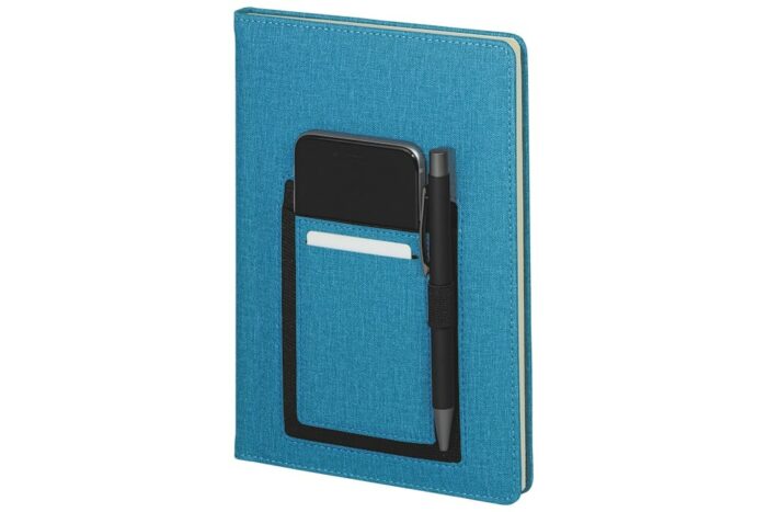 Notizbuch mit Handyfach