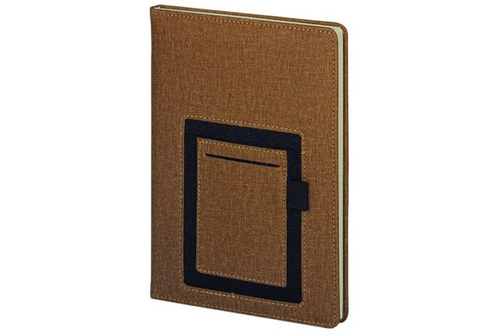 Notizbuch mit Handyfach