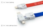 Full Color Lanyard mit Ladekabel