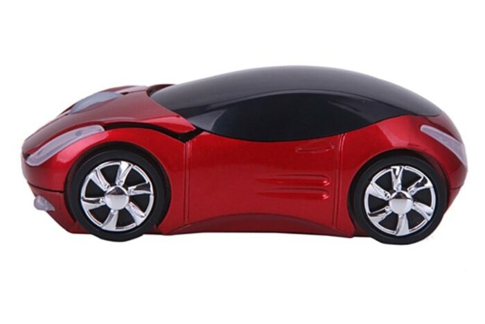 Kabellose optische Maus in Form eines Autos