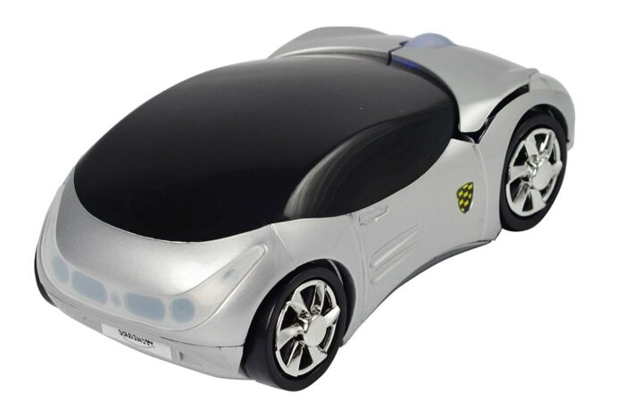 Kabellose optische Maus in Form eines Autos