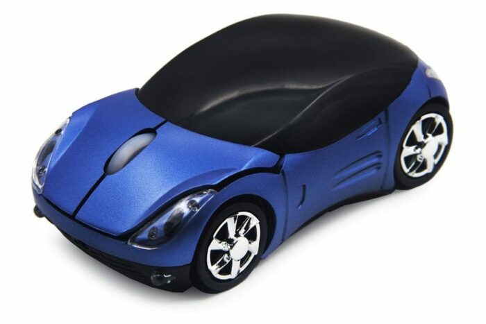 Kabellose optische Maus in Form eines Autos