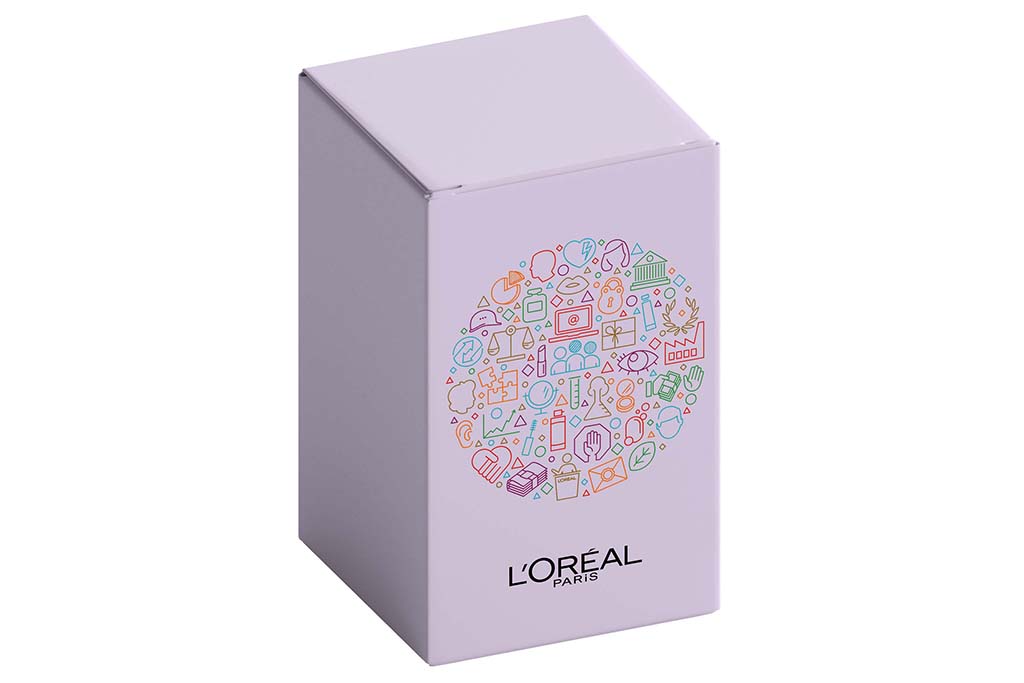 Vollflächig bedruckte Kartonbox (MBM 250)