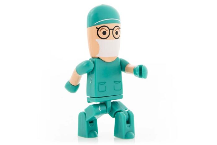 USB-Stick in Arzt-Form