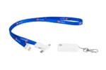 Full Color Lanyard mit Ladekabel