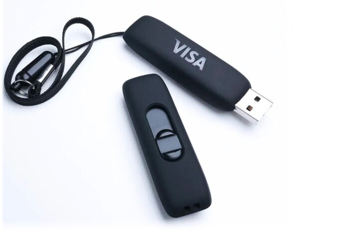USB-Stick mit LED-Gravur und Leuchtlogo