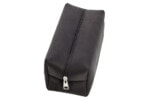Leder Make-up & Rasier Tasche