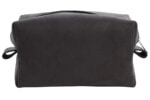 Leder Make-up & Rasier Tasche
