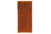 Leder Federmäppchen mit Druckknopf