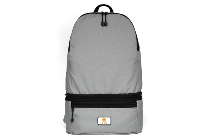 Faltbarer Rucksack und Schultertasche