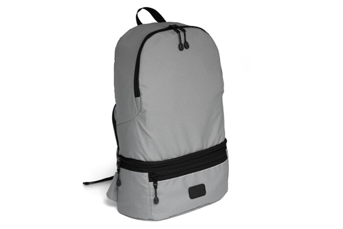Faltbarer Rucksack und Schultertasche