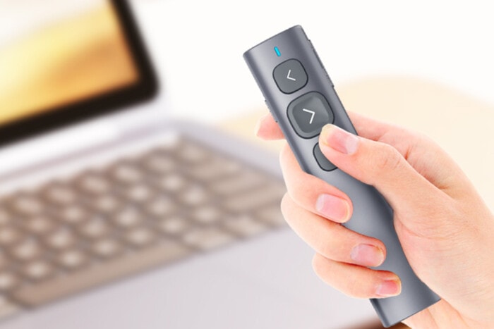 Wireless Laser-Präsentationsfernbedienung mit Pointer-Funktion