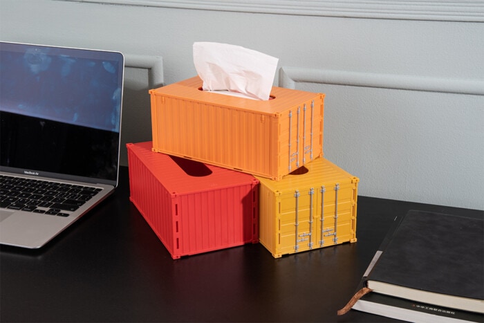 Containerförmiger Serviettenhalter