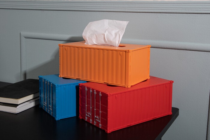 Containerförmiger Serviettenhalter