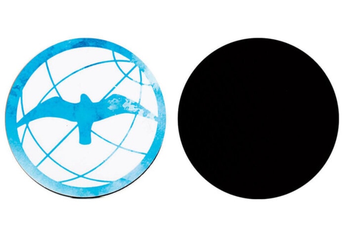 personalisierter untersetzer mit logo