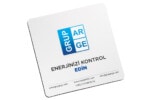 personalisierter untersetzer mit logo