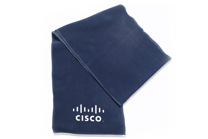 Personalisierter Fleece Schal mit logo