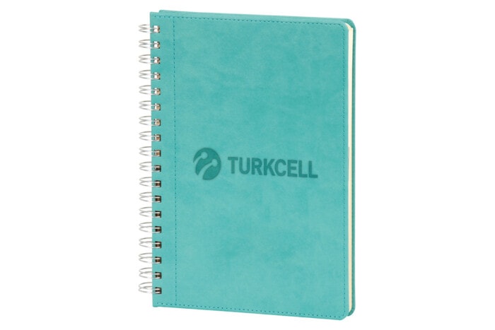 Spiral Undatiertes Personalisiertes Notizbuch mit Logo