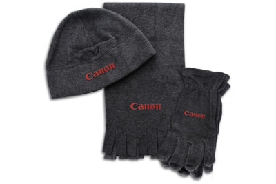 Winter-Fleece-Schal, Mütze und Handschuhe Set