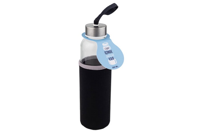 Glasflasche mit Sleeve 500 ML