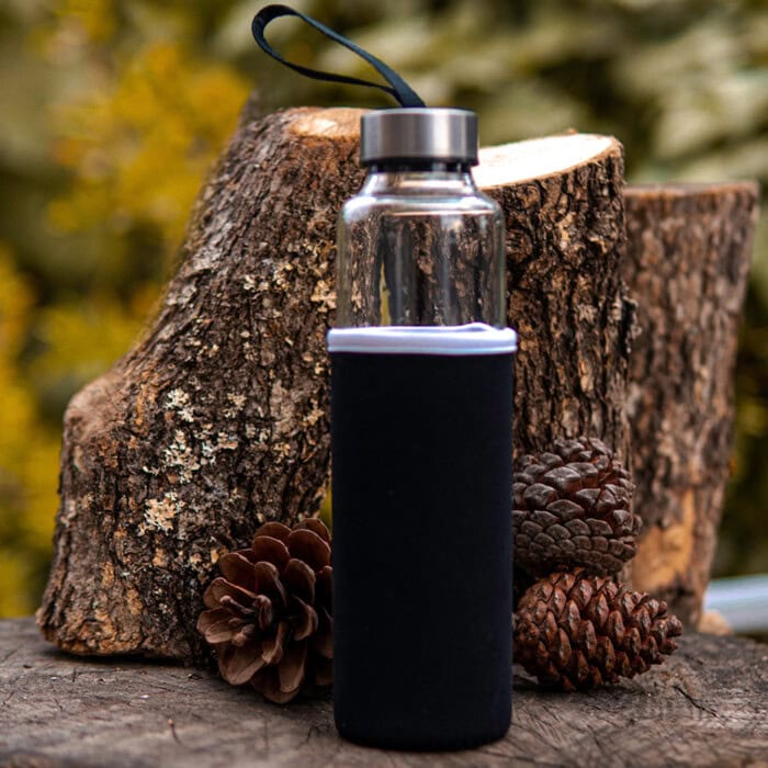 Glasflasche mit Sleeve 500 ML