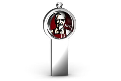 USB-Stick mit rotierendem Logo