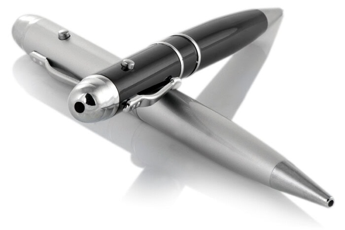 USB-Stick als Kugelschreiber mit Laserpointer