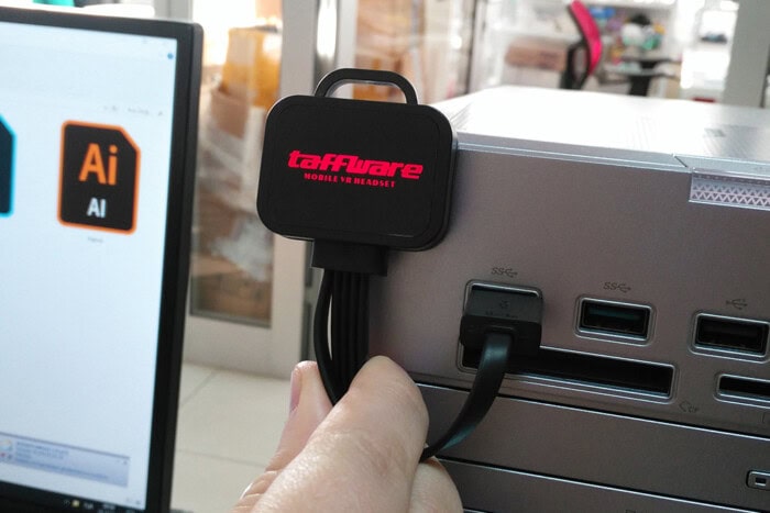 USB-Ladekabel mit LED-Logo