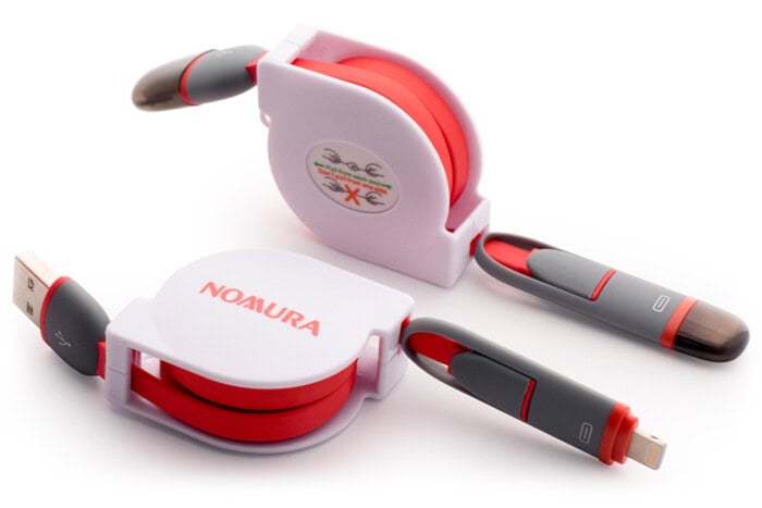 Einziehbares Multi-USB-Ladekabel