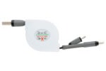 Einziehbares Multi-USB-Ladekabel