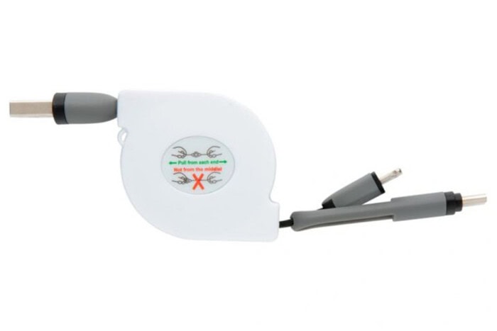 Einziehbares Multi-USB-Ladekabel