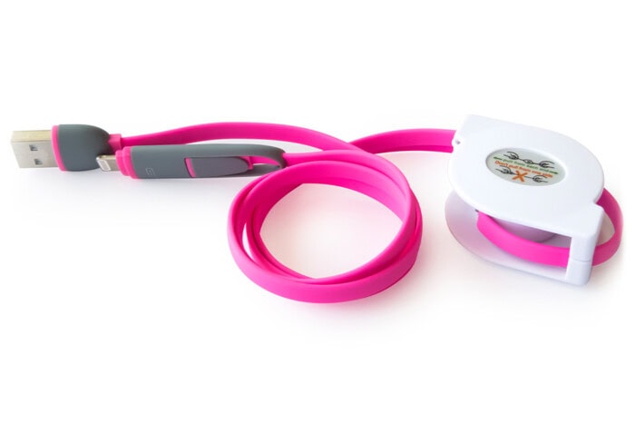 Einziehbares Multi-USB-Ladekabel