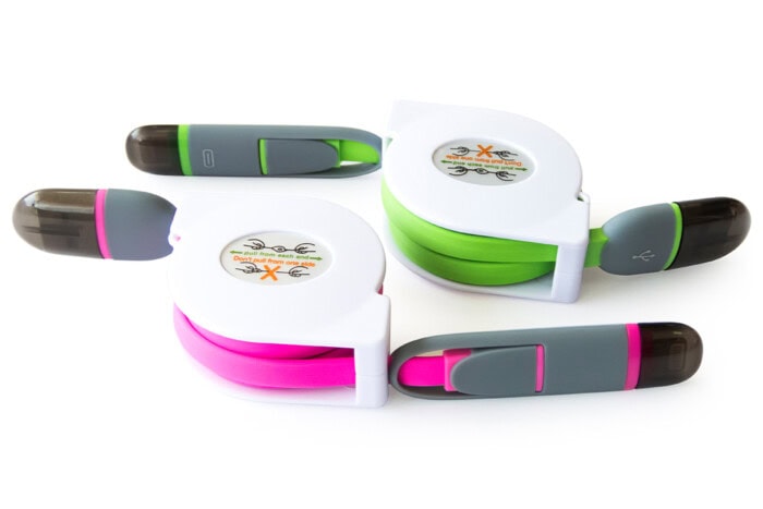 Einziehbares Multi-USB-Ladekabel