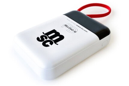 SKROSS 10.000 mAh Schnellladegerät mit integriertem Type-C Kabel