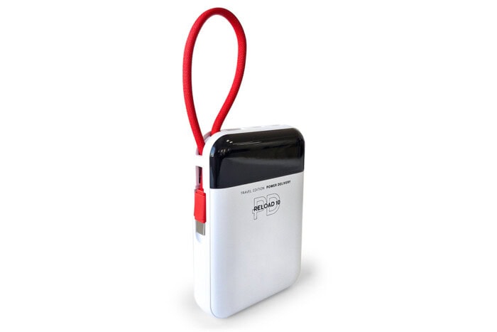 SKROSS 10.000 mAh Schnellladegerät mit integriertem Type-C Kabel