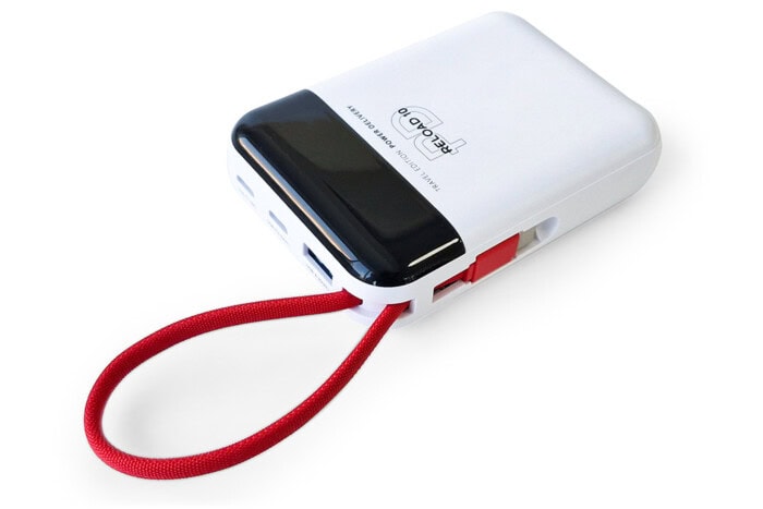 SKROSS 10.000 mAh Schnellladegerät mit integriertem Type-C Kabel