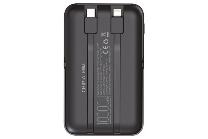 10.000 mAh MagSafe Powerbank mit Handyhalterung und Uhrenladegerät