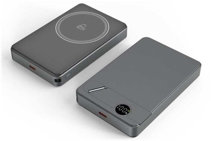 MagSafe Powerbank mit Handyhalterung – 3-in-1 Wireless Charger