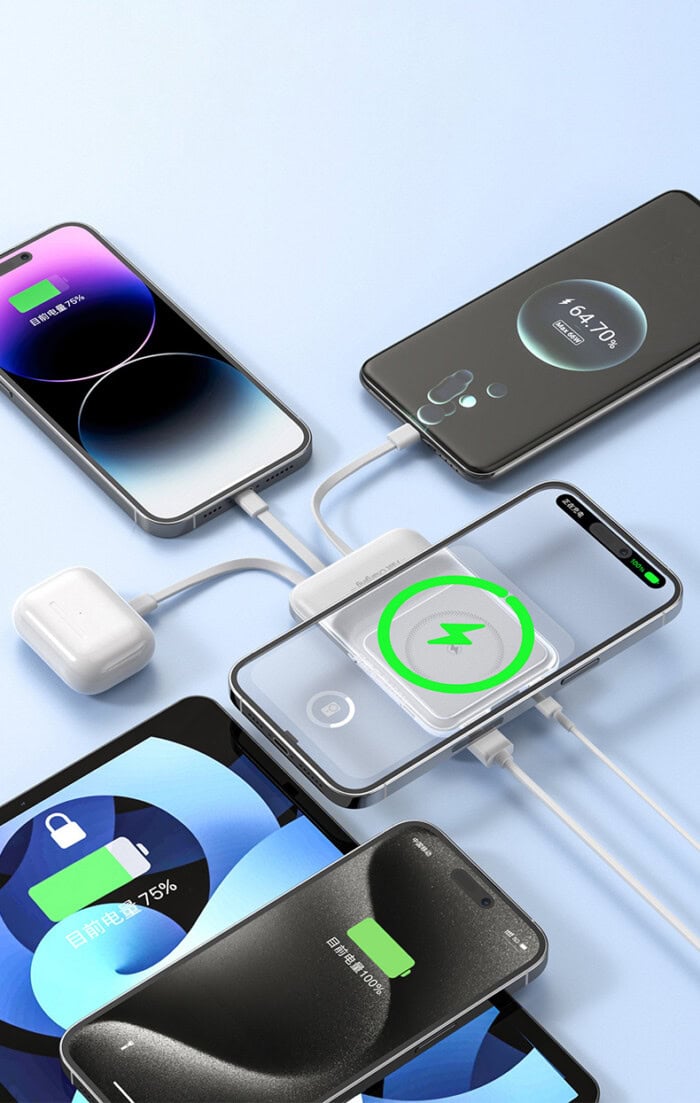 MagSafe Wireless Powerbank – 10.000 mAh, 15W mit integriertem Ständer