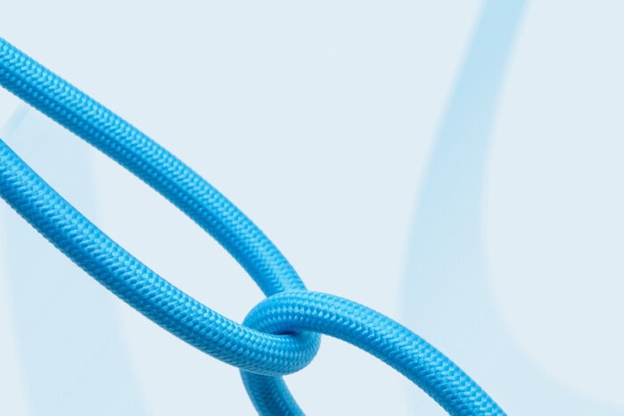 Strapazierfähiges, geflochtenes Kabelmaterial