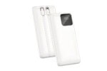 10.000 mAh Powerbank mit integrierten USB-C- & Lightning-Kabeln