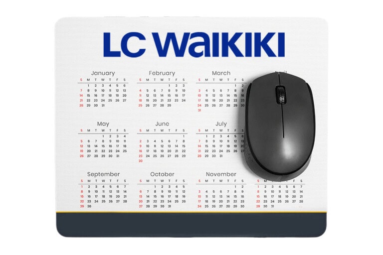 Mousepad mit Kalender