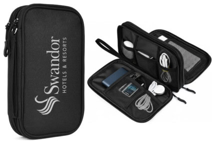 Elektronik Organizer Tasche mit Doppelfächern