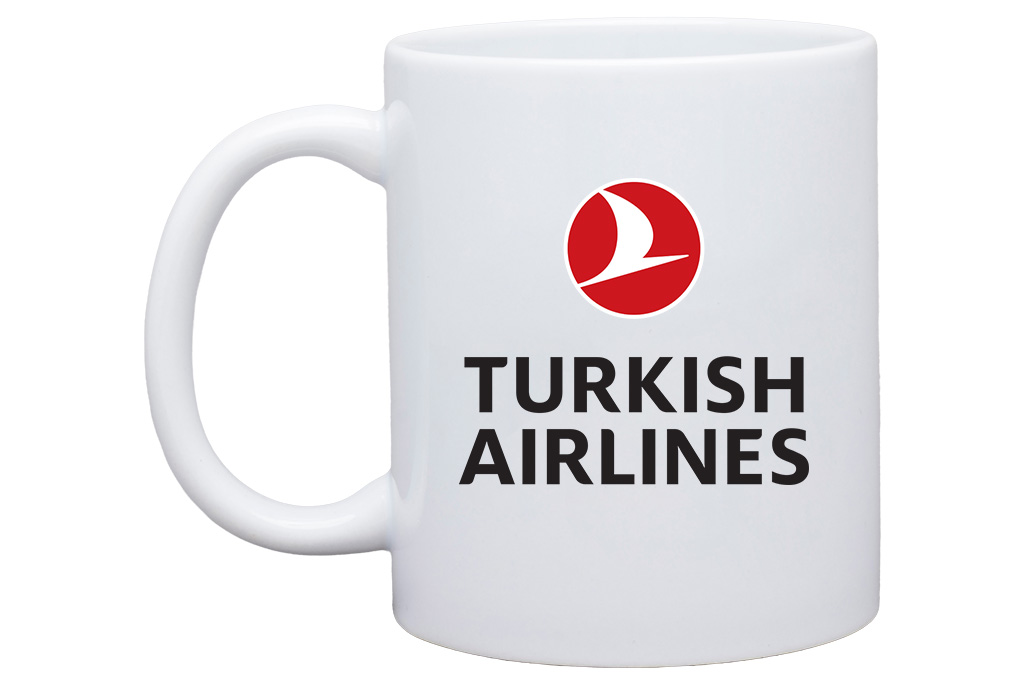 Porzellanbecher mit großem Henkel