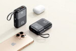 Powerbank 20000mAh Power Bank mit Kabel Klein USB C 22.5W