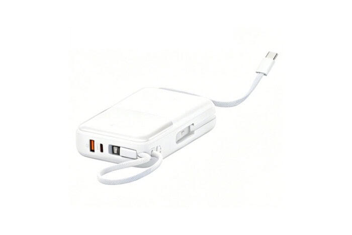 Integrierte USB-C- & Lightning-Kabel