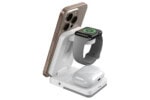 3-in-1 Induktive Faltbare Ladestation mit LED-Licht