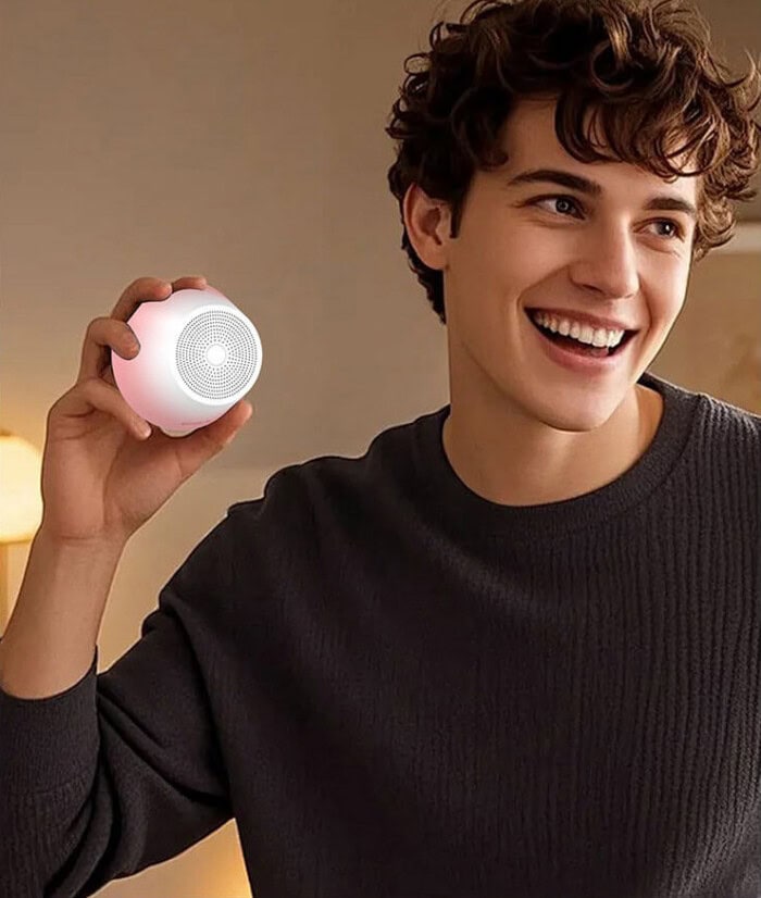 Magnetischer Mini Bluetooth-Lautsprecher & Handy-Ständer
